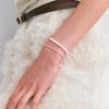 (SILVER 925) Bold Chain Pearl Point Bracelet JB001