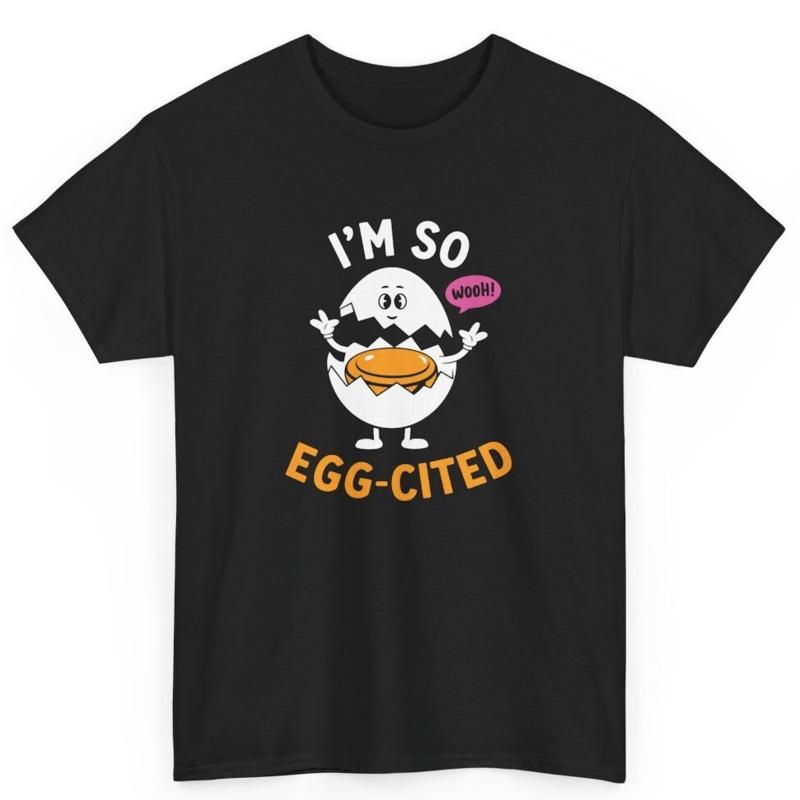 I'M So Egg Cited Funny Easter Outfit Cotton T Shirt