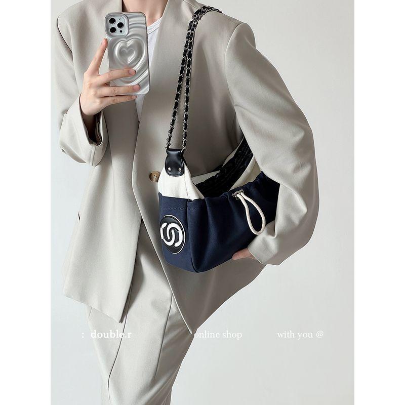 

Xiao Rui Pretty Bag Lucky31 Casual Sports Large Capacity Tote Bag Female 2025 New Arrival Shoulder Messenger Bag Blue sport Blue-a small amount of In Stock