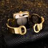 Orologio da donna di marca di lusso, stile elegante, cinturino in metallo, quadrato, orologio al quarzo alla moda per donna, orologio da polso da donna