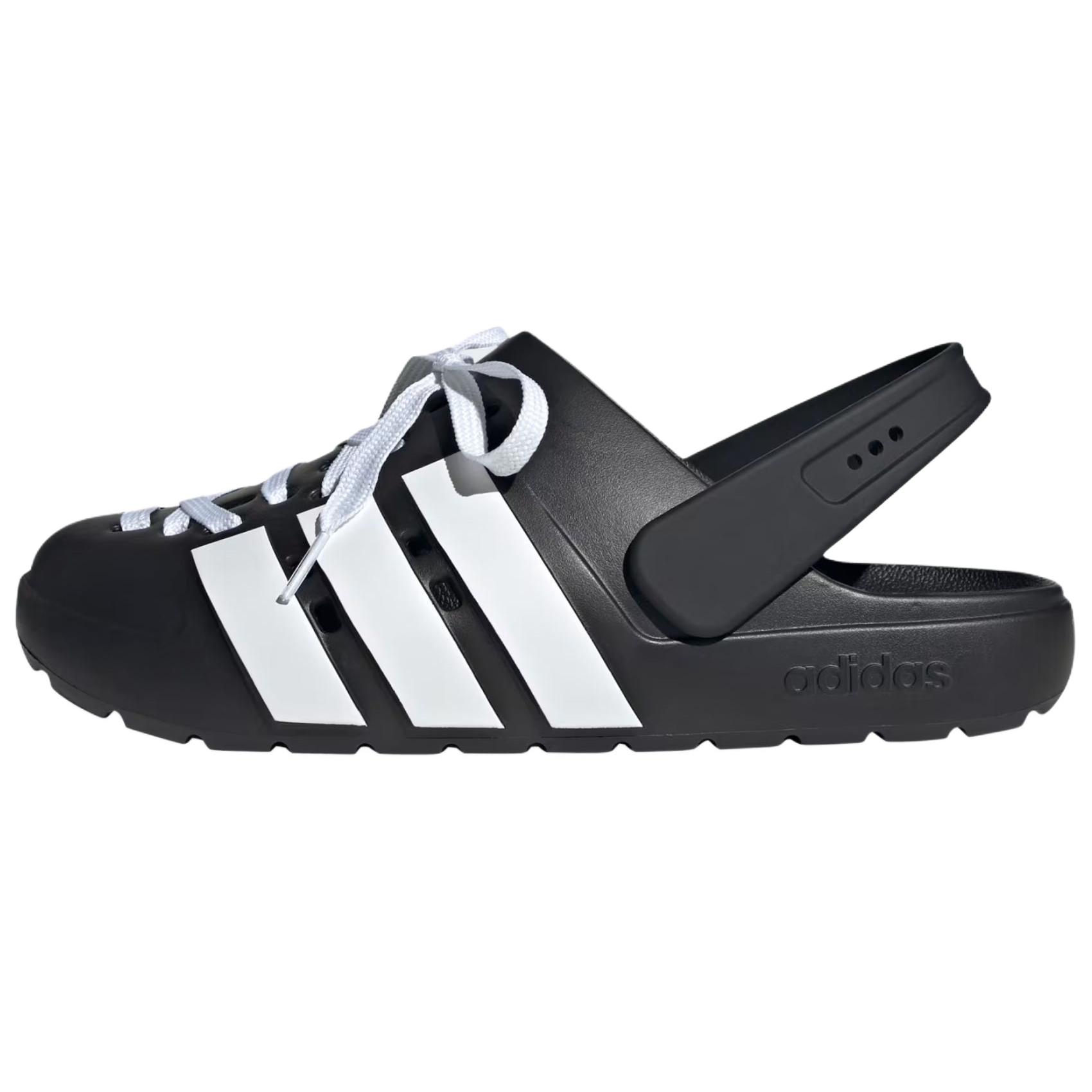 Adilette Clog 2.0 Adidas  Black White  JR4025 42