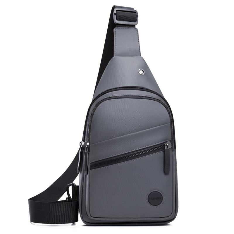 Sac de poitrine tendance pour homme, sac à main léger en tissu NYLON, sac à bandoulière élégant et décontracté pour homme