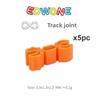 Wooden Train Track Accessories All Kinds Universal Connectors Adapters Clips fit for Brand Wooden Tracks Railway Toys for Kids