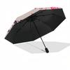 1pc Floral Pattern Automatic Open/Close Umbrella, Compact Travel Umbrella, 8-Rib Sturdy Frame - Ideal Gift for Friends yy251118087