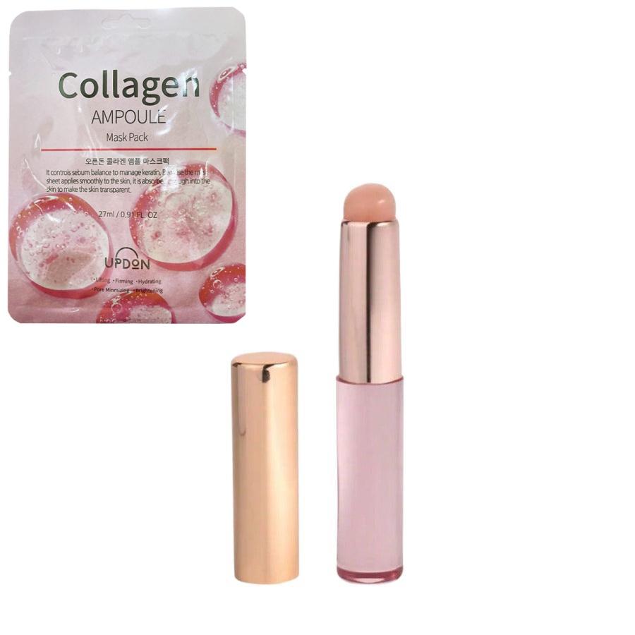 INHAK Silicone Lip Brush - Flexible Non-Absorbent Applicator for Precise Liquid Lipstick & Gloss
