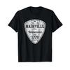 Nashville Country Music City Guitar Pick T Shirt Vintage Versatile Homme Casual Unisex Top For Everyday Wear Comfortable