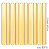 100/10pcs Acrylic DIY Popsicle Sticks Transparent Gold Popstick for Ice Cream Cakesicle Candy Creamsicle Mould Party Decor Gifts