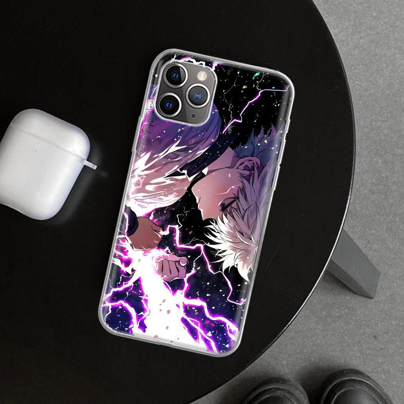 Huner X-Hunters Killua Phone Case Cover for iPhone 11 12 13 Mini 14 15 Plus 16 Pro Max 17 Air 7 8 + SE Art Customized Fundas 11