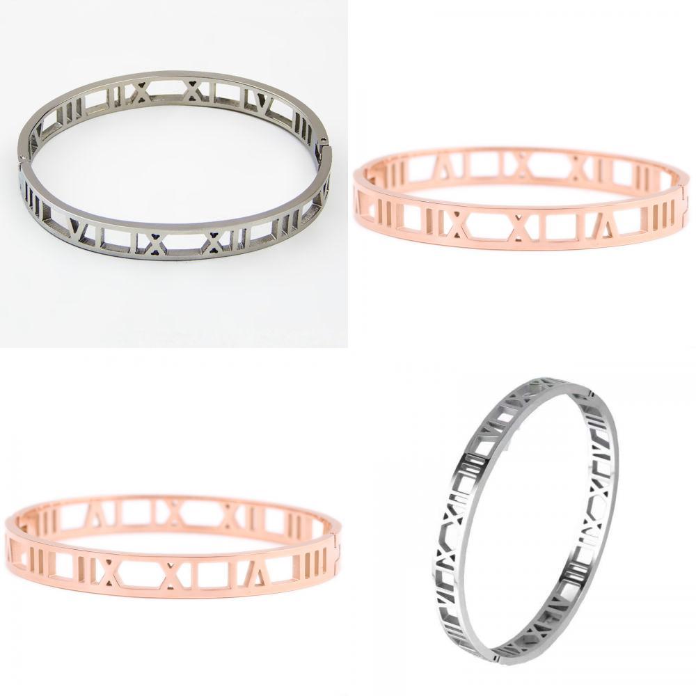 Minimalist Roman Numerals Bracelet For Women And Men Fashion Jewelry