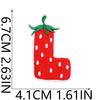 Strawberry English Letter Embroidery Cloth Sticker Bag Decoration 26 English Text Patch Stickers Heat Transfer Computer Embroidery Label