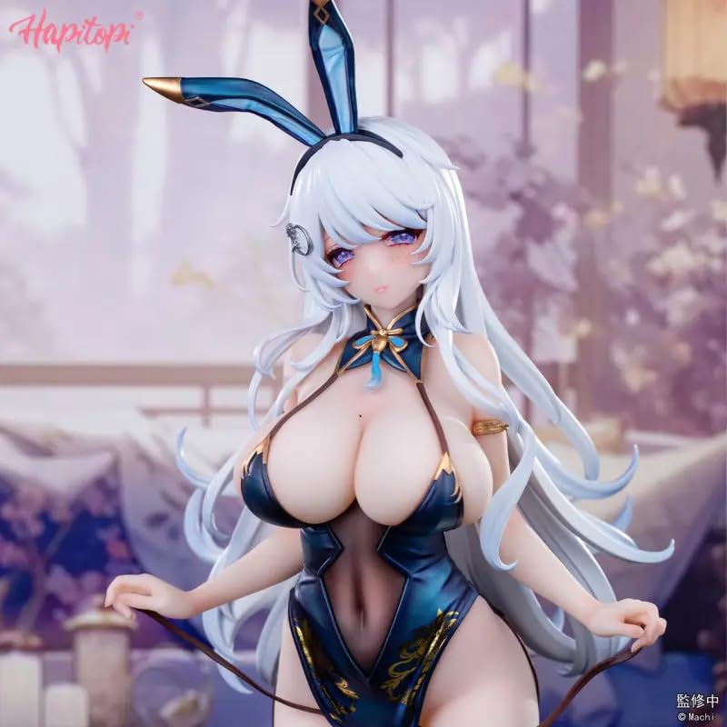 Hapitopi X Machi Hata Dekaku Bunny Girl Scale PVC ABS Painted Complete Figure 1/6 &