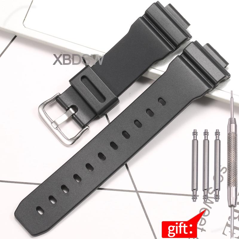 DW9052 Watch Band for Casio DW-9050/9051/9052 DW-9000/9003/9004 Bracelet Men's Silicone Replacement Strap