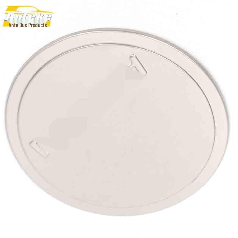 Reina Stainless Steel Fuel Tank Cap Protector - Scratch-Proof Decorative Sticker for Cars