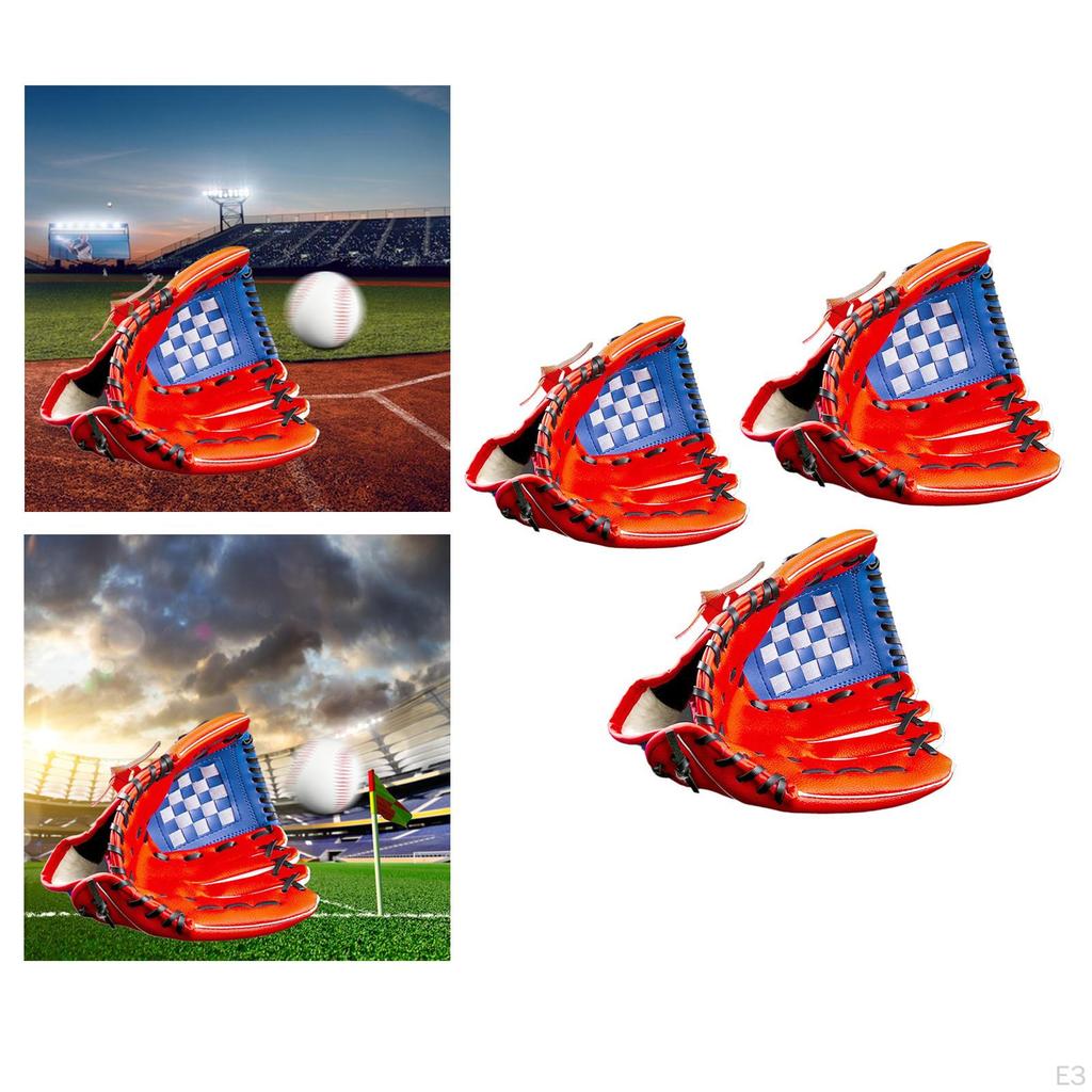 Baseball Softball Fielding Glove Teeball Durable Batting Gloves Infield Catcher Mitts for