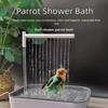 USB Elektrisches Automatisches Vogelbad Geräuscharmes Design Zirkulierendes Wasser Badewanne für Wellensittich