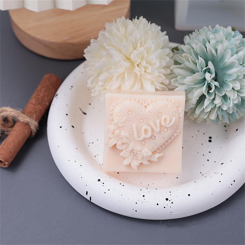 Chocolate Mold Rose Pattern Handmade Soap Moulds Silicone Mold Love Bouquet Design Aromatherapy Candle Mold For Gift Making Home