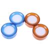 2Pcs/Lot Plastic Round Case Finger Wet Sponge Damper For Casher Count Money