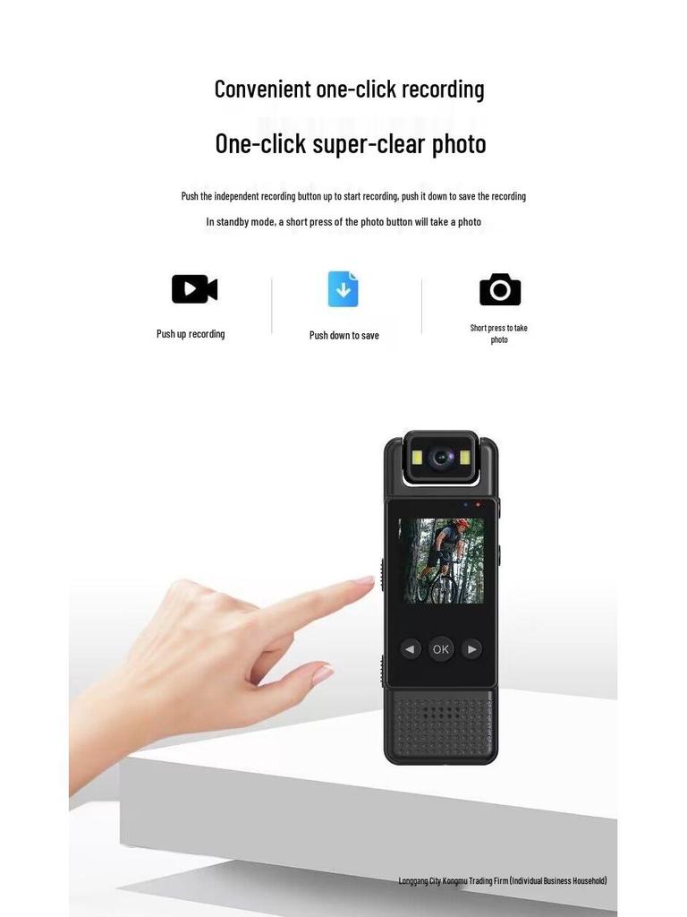 Ultra HD Action Camera with Screen: Video, Cycling, Law Enforcement & Voice Recording, Short-Range Wifi