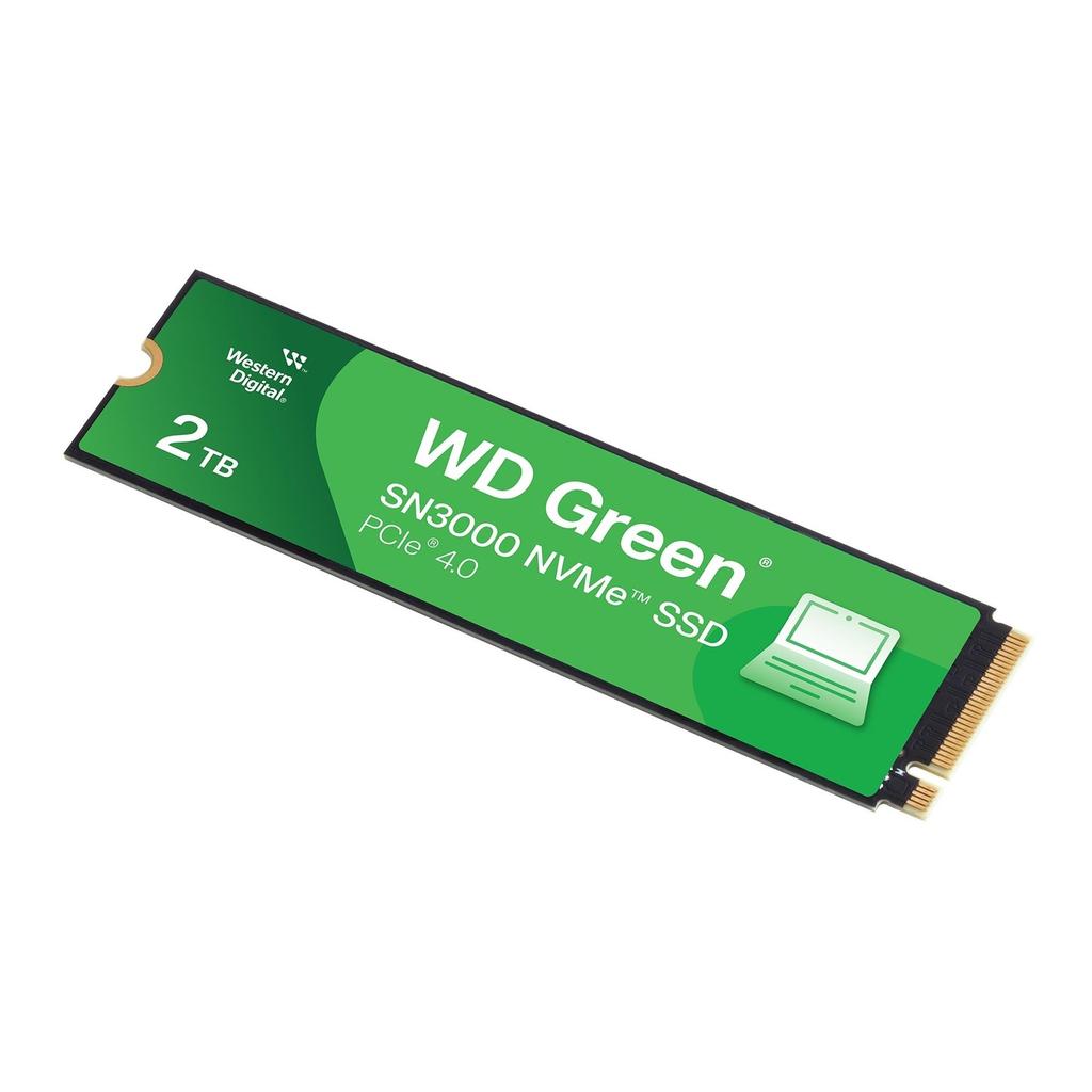 Dysk SSD WD Green SN3000 2TB M.2 2280 NVMe (5000/4200 MB/s) WDS200T4G0E