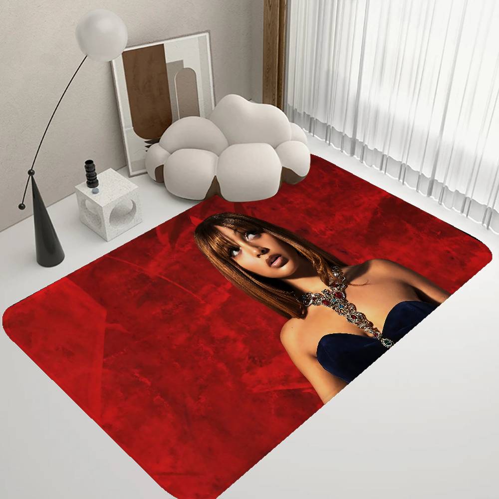 Singer Pink P-Pantheress Floor Mat Rectangle Anti-slip Home Soft Badmat Front Door Indoor Outdoor Mat el Decor Mat