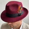 Fedora Hut Federverzierungen Fedora Hut Panama Jazz Hut Retro Zylinderhut Kostümzubehör