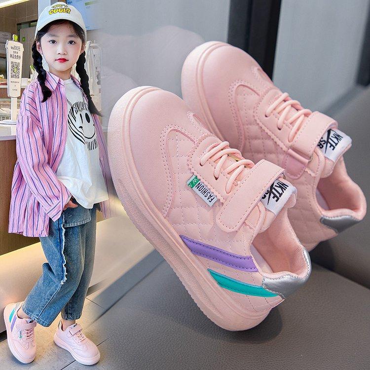 Classmates new large, medium and small children's sports shoes, primary school shoes, soft-soled thick-soled running board shoes