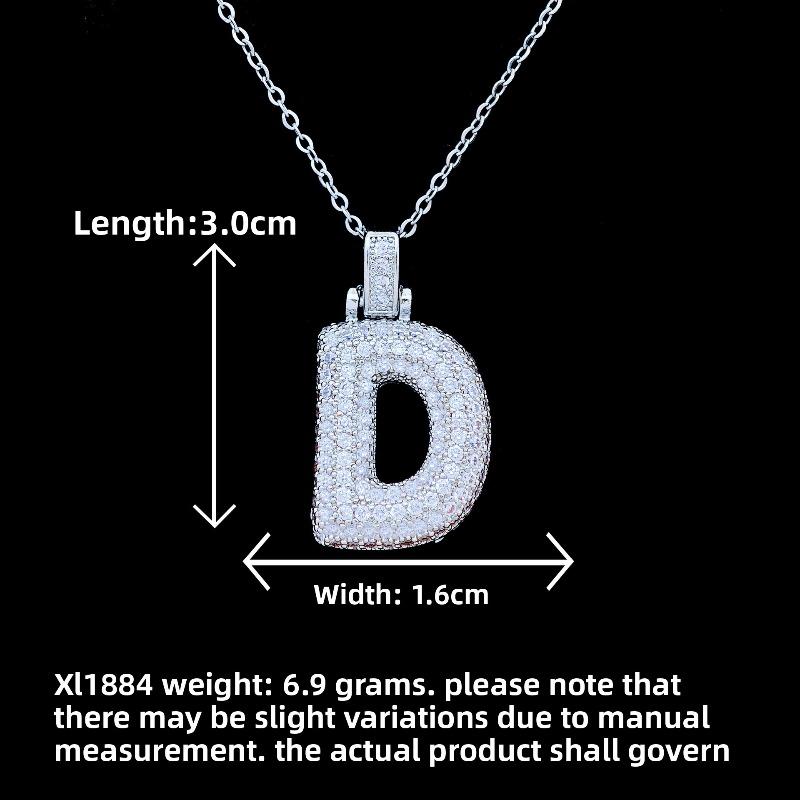 New Style Necklace Featuring Trendy Letter Design In Bold Font, with A Luxurious and Exclusive Look, Suitable for Sophisticated Accessories.