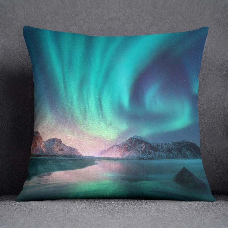 45x45cm Psychedelic Sky Series Decorative Pillowcase Living Room Sofa Office Cushion Cover  Aesthetic Bedroom Home Decor