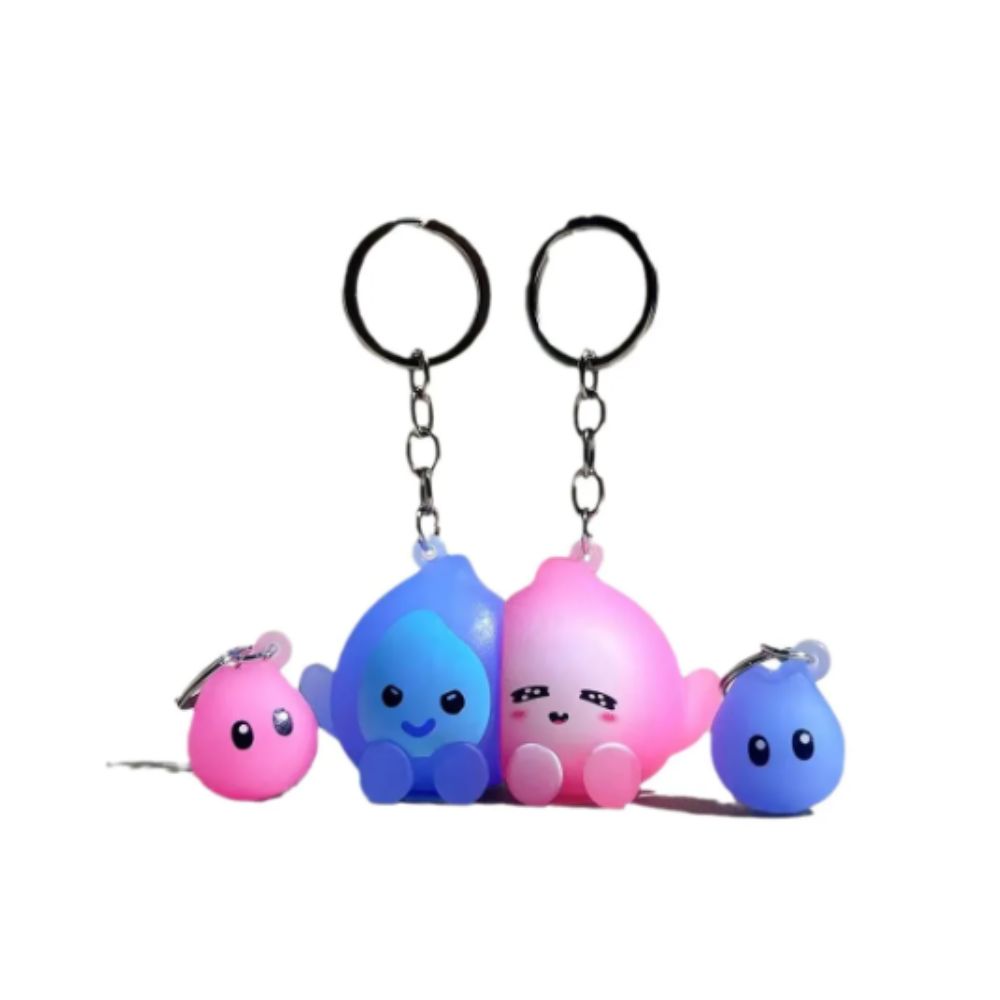 Glow-in-the-dark Magnetic Key Holder Magnetic Suction Bag Pendant Funny Key Ring Rack Gift Giving