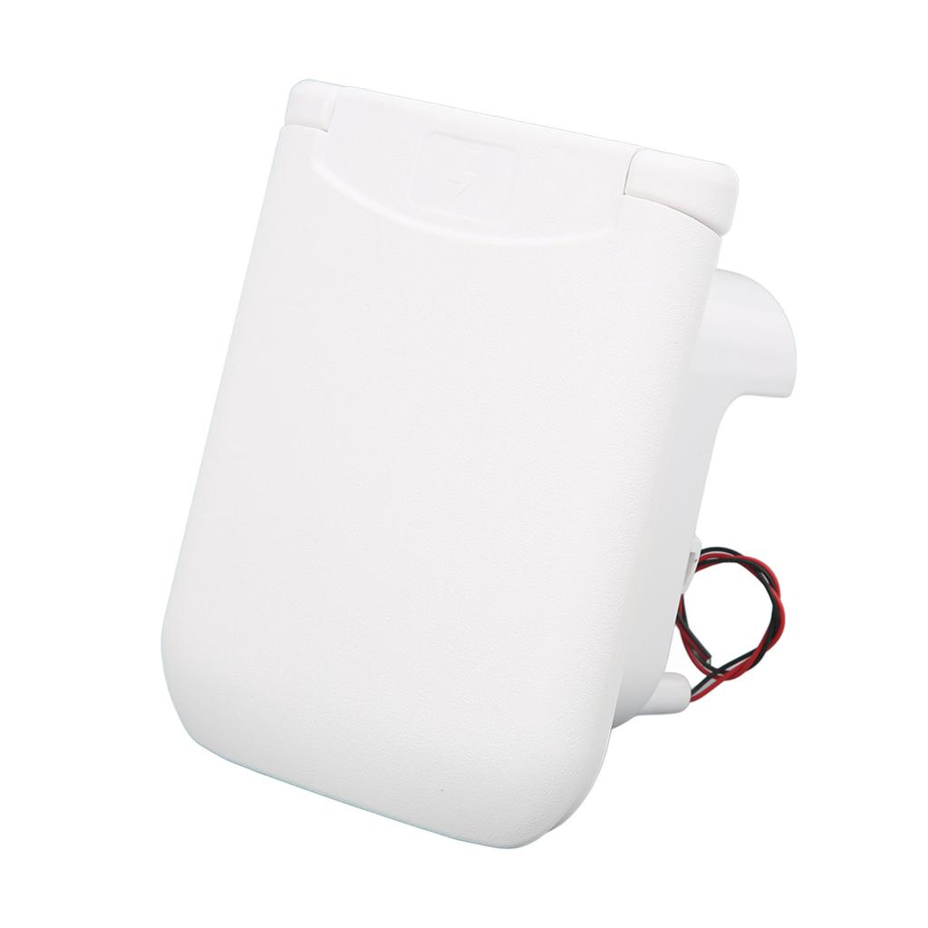 Power Inlet Receptacle Waterproof RV Inlet 32A with Blue Charging Indicator for Camper