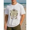 European Sizes Retro Badge Men'S Print Short-Sleeved Shirt | Faith Over Fear, Soul Inspiration, All-Season, Casual Wear, Pure, Machine Washable