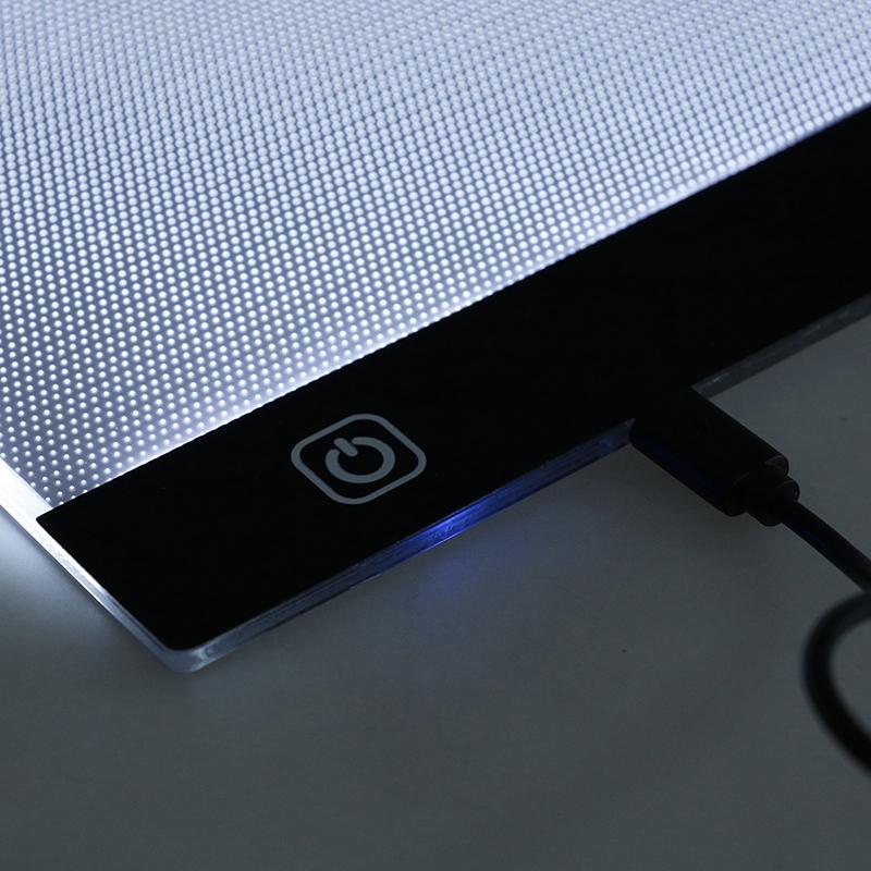 A5 Led Art Stencil Board Light Box Usb Tracing Drawing Table Adjustable Pad