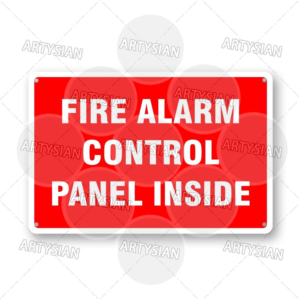 Fire Safety Metal Sign Flammable Warning Emergency Exit Escape Alarm Extinguisher Instruction Signage Assembly Hose Reel Plaque