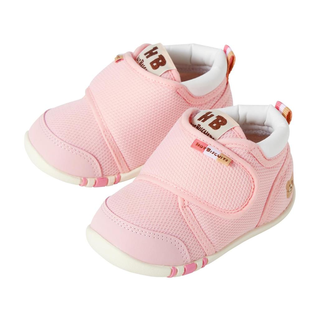 MIKIHOUSE HOT BISCUITS First Baby Boys and Shoes, Girls, Pink, 11.5cm, 70-9324-140