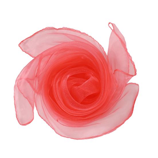 60cm Silky Scarf Washable Reusable Bright Color Portable Foldable Faux Silk Scarf Bags Wallets DIY Accessories