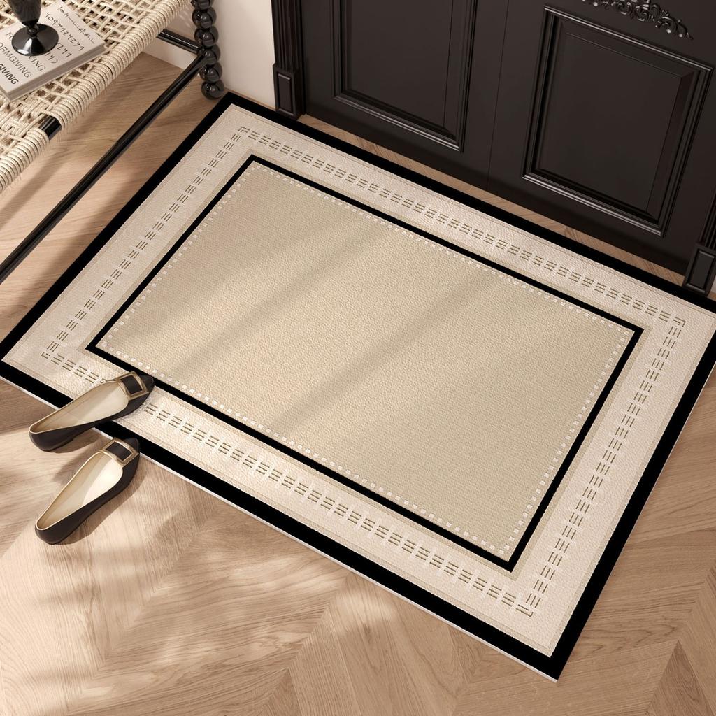Entrance Door Mat Non-slip Wear-resistant Dirt-resistant Carpet Semi-circular Simplic Texture Garden Rug Outdoor Home Decor Mats