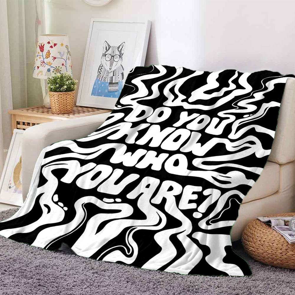 1pc Identity Exploration Blanket Warm,Perfect for Camping And Travel, Making It a Great Gift for Any Season Yy250904197