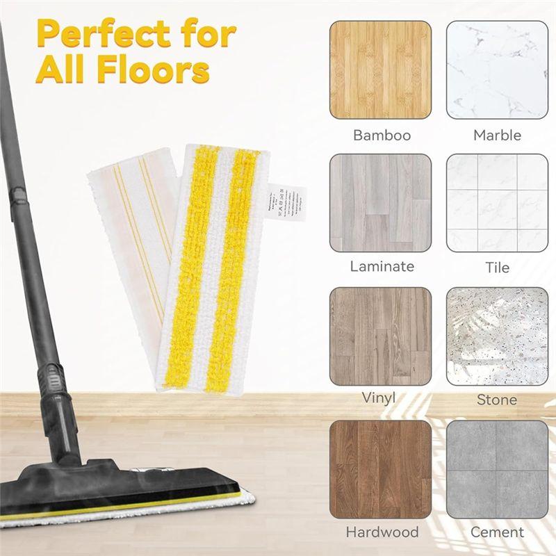 AEE4-Steam Mop Pads For Karcher Easyfix SC2 SC3 SC4 SC5 Handheld Vacuum Cleaner Accessories Washable Microfiber Mop Cloth