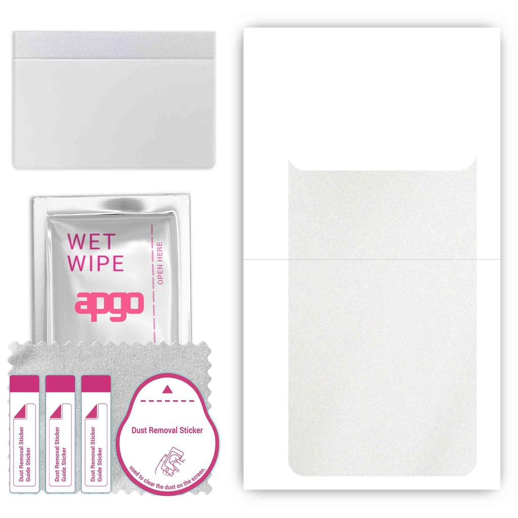 apgo Ochranná samolepka na zadní stranu kompatibilní s Tecno Spark 8 Pro, Obalová fólie, Fólie, Vinyl - Vzor Matný Průhledný