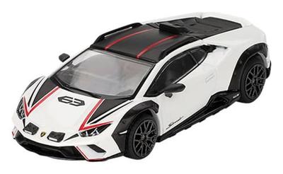 MINI GT MiJo Exclusives Lamborghini Huracan Stellato Bianco Asopo White Fertiges Produkt × 1/64 (Linker Griff)