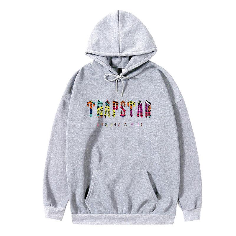Sweater trendy brand printed hoodie autumn and winter sweater top