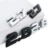 ABS Emblem Decal Car Rear Trunk Badge Sticker for Toyota 2.7 2.8 Yaris Corolla 4Runner Avalon Avensis Aygo CHR Auris Accessories