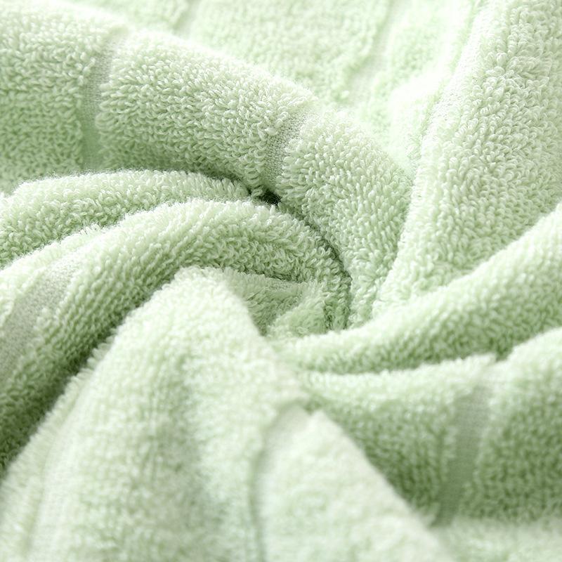 1 PC Cotton Class Towel Combed Cotton Adult Plain Face Towel Thickened Soft Absorbent Comfortable Textile Towels for The Home Multipurpose Use Towels