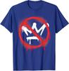Retro Vintage Kein König Protest Stoppschild Unisex T-Shirt