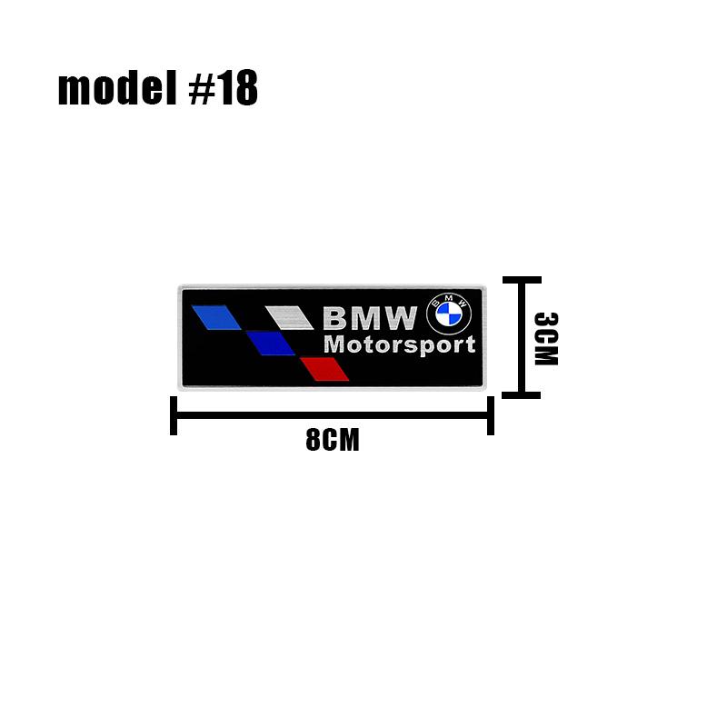 Zinc Alloy Styling Car Body Trunk Emblem Sticker Accessories For BMW E46 E90 E60 F30 F10 E39 E36 E87 F20 E90 E70 M3 M5 M6 G20 Z3 AQ3