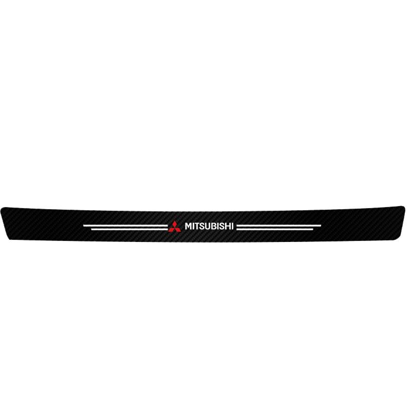 5/4 /1PCS Car Door Threshold Cover Stickers Accessorie For Mitsubishi Eclipse Lancer Outlander Pajero ASX Colt L200 Lancer Star