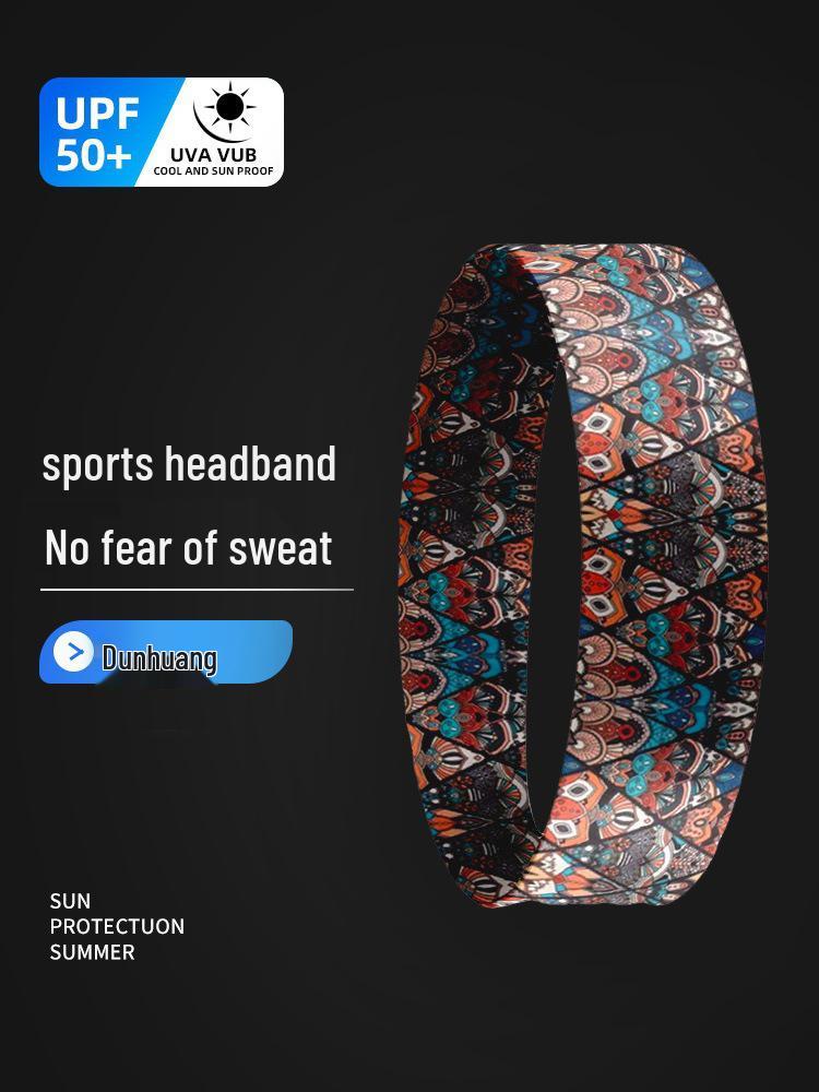 Men s and Women s Sweat-Wicking Fitness Headband: Absorbent, Sweat-proof Scarf & Forehead Protector.