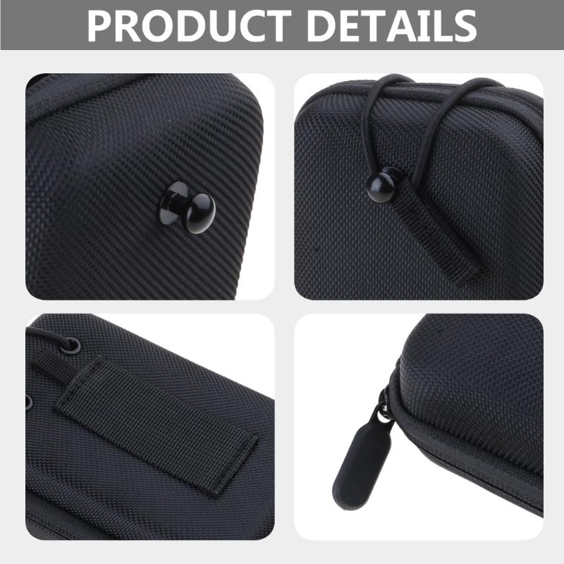 Golfing Rangefinder Carrying Bag with Carabiner Belt Clip Water Resistant Hard Storage Holder Case