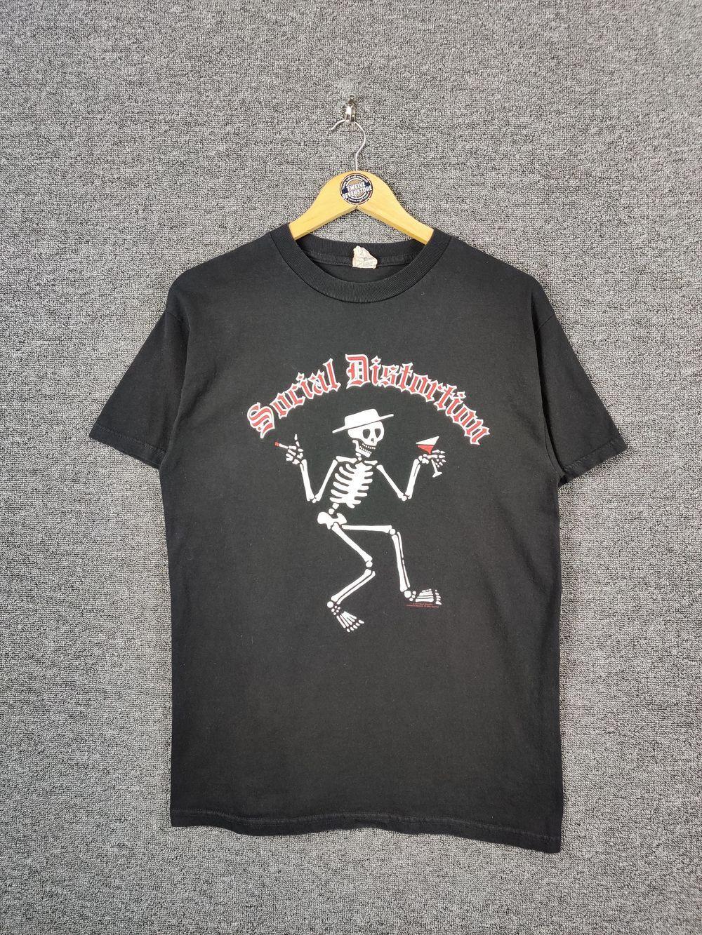 Social Distortion Skull Punk Rock Band Black Unisex Heavy Cotton Tshirt KH6527 XXL