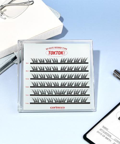 [Coringco] Toktokhara No-Glue Easy-Cut False Eyelashes - City Style (COC0617099)